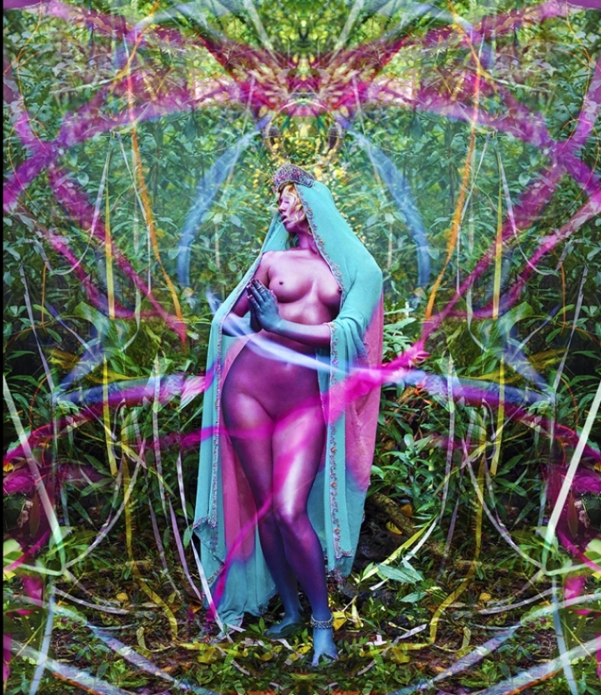 News of Joy, an artwork presented within the exhibition “David Lachapelle. Lost+Found”