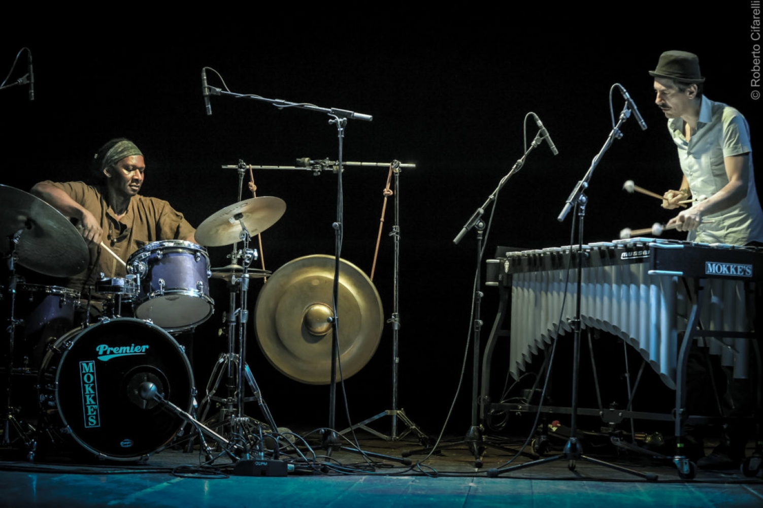 Hamid Drake e Pasquale Mirra